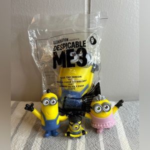 Minions  Despicable Me McDonalds Happy Meal Figures